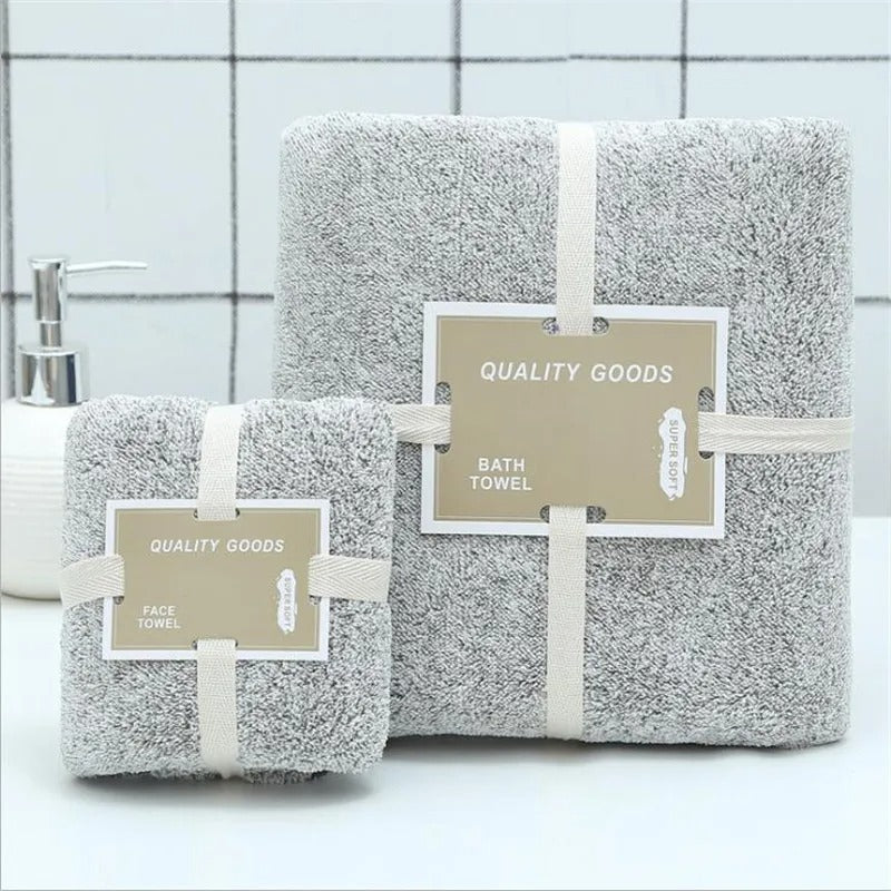 70x140cm Bamboo Charcoal Coral Velvet Bath Towel For Adult Soft Absorbent Bamboo Carbon Fiber Household Bathroom Towel Sets